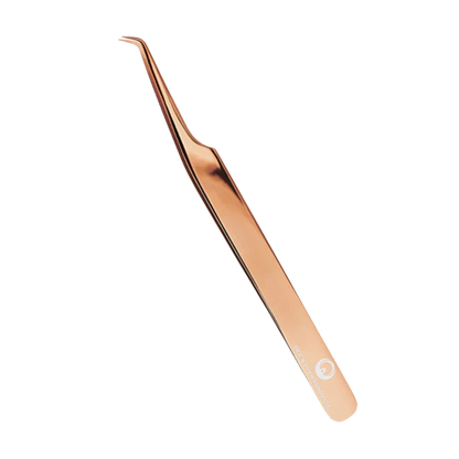 Pinzas para extensiones de pestañas; DLUX Golden Rose Tweezer